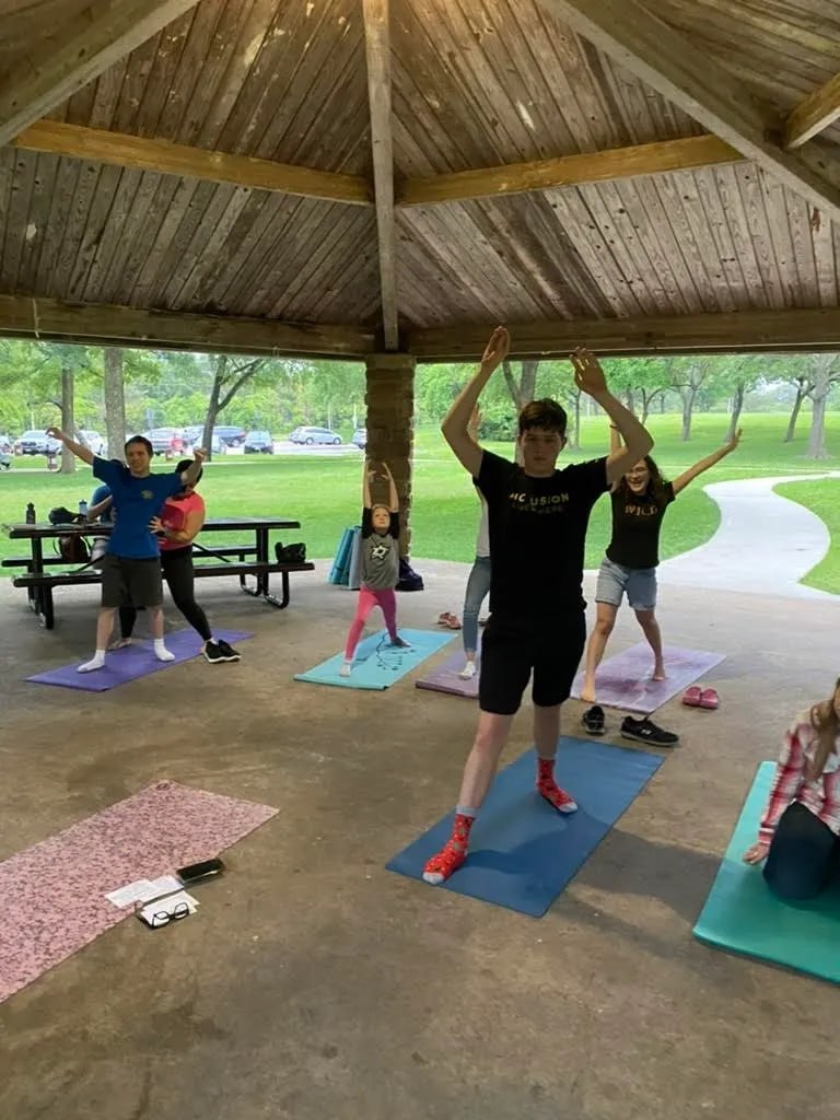 Yoga Creations session with guided movement and mindfulness